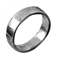Heren ring zilver