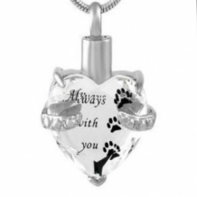 RVS ashanger hart steen helder always with you pootjes