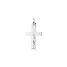 Gepersonaliseerd Kruisje Zilver – Uniek Communiegeschenk