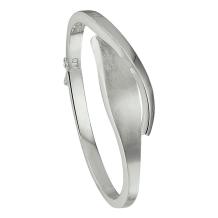 Sierlijke zilveren armband met askamer