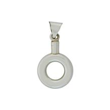 Zilveren ashanger fles 2