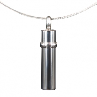 Ashanger koker zilver