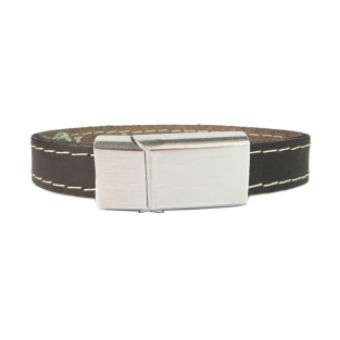 Leren armband graveren