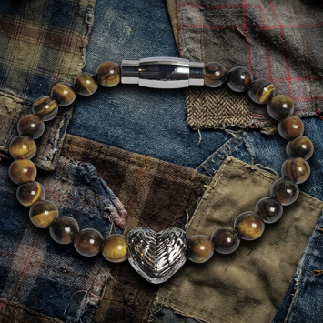 As armband tiger eye kralen