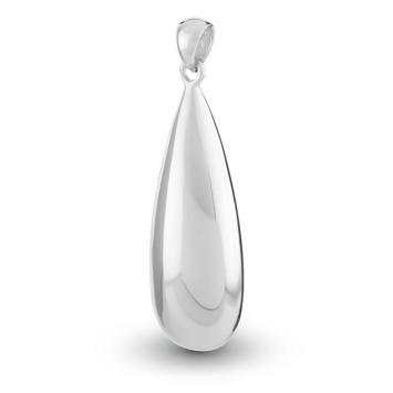 Ashanger zilver druppel