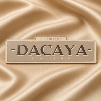 Dacaya leren armband bruin cognac met gravure