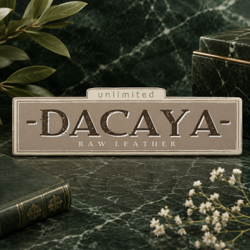 Dacaya armband rebel edge bruin