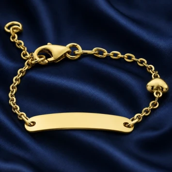 Gouden armbandje met hart
