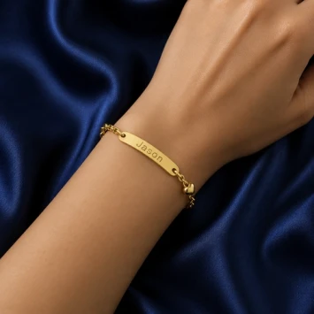 Gouden armbandje met hart