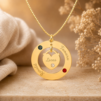 Gouden Geboorte hanger