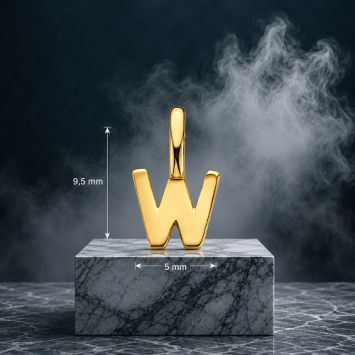 Gouden hanger letter