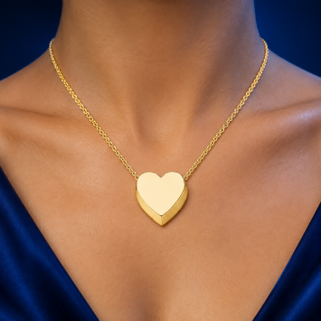 Gouden ketting 0.8mm met 1 initiaal