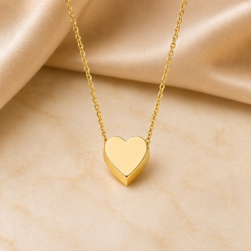 Gouden ketting 1.2mm met 1 initiaal