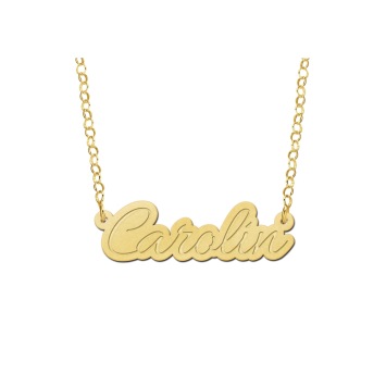 Vergulde Naam ketting Carolin Names4ever