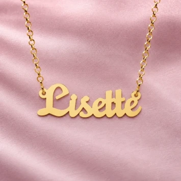 Naamketting goud Names4ever Lisette