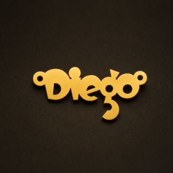 Gouden naamketting Diego Names4ever