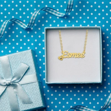 Naamketting goud Names4ever Esmee
