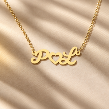 Naamketting goud Names4ever P-L