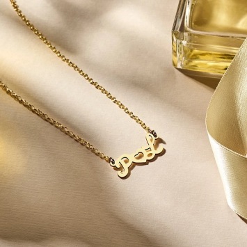 Naamketting goud Names4ever P-L