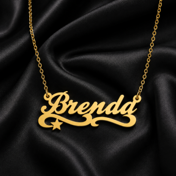 Gouden naamketting Brenda Names4ever