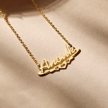 Gouden naamketting Names4ever Anouk