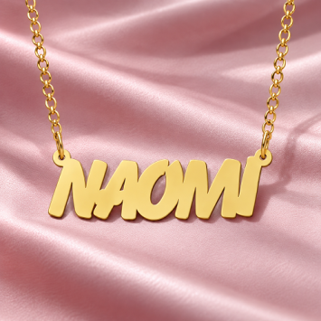 Naamketting goud Names4ever Naomi