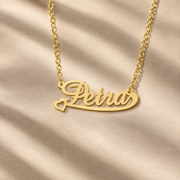 Gouden naamketting Names4ever Petra