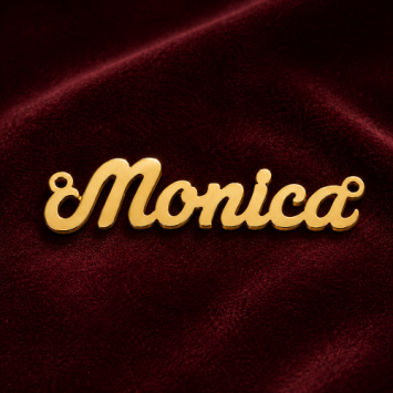 Gouden naamketting Monica Names4ever