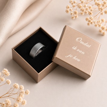 Luxe cadeauverpakking champagne met bedrukking
