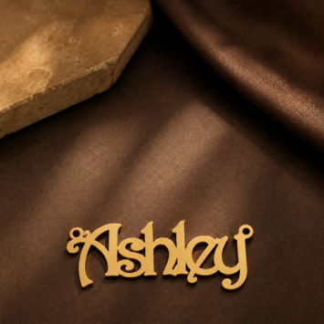 Naamketting goud Ashley