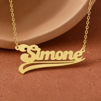 Gouden naamketting Names4ever Simone