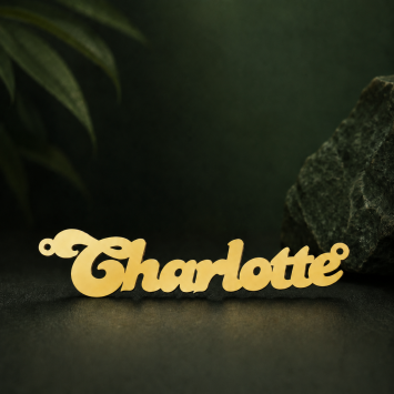 Naamketting goud Names4ever Charlotte