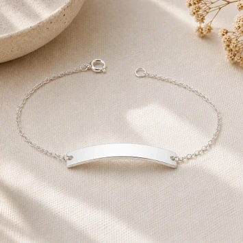 Plaatarmband zilver 414