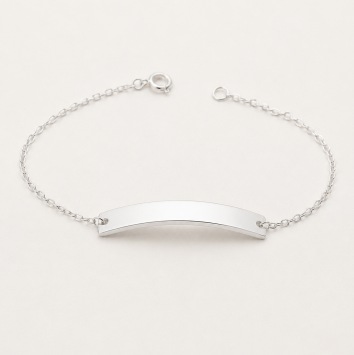 Plaatarmband zilver 414