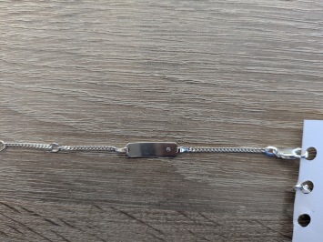 Naam armband kind met zirkonia