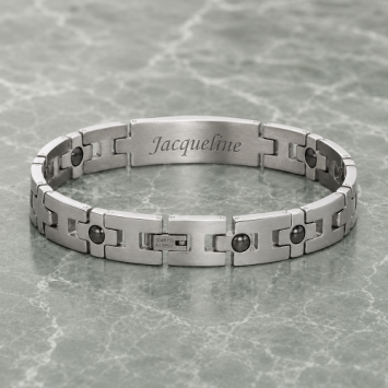 RVS armband met afdruk