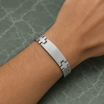 RVS armband met afdruk