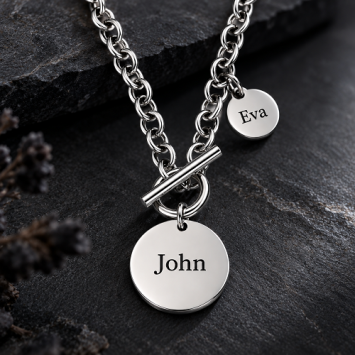 Schakelketting met ronde hanger