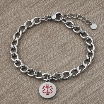 SOS armband met bedel