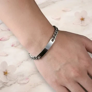 Stalen koppel armbanden set