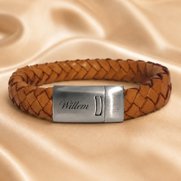 Taboo armband Ruben cognac