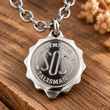 Talisman SOS hanger titanium