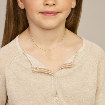 Kinderketting Zilver venetiaan