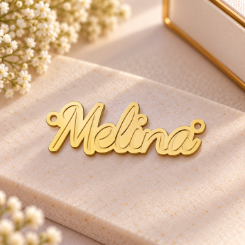 Vergulde Naam ketting Melina Names4ever