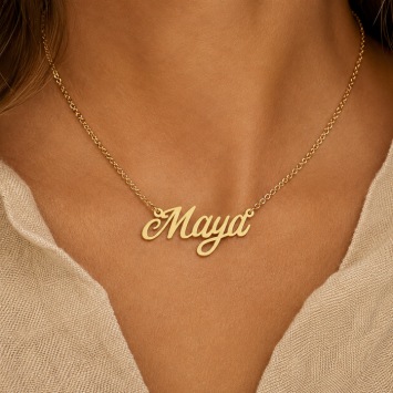 Gouden naamketting Maya Names4ever