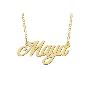 Gouden naamketting Maya Names4ever