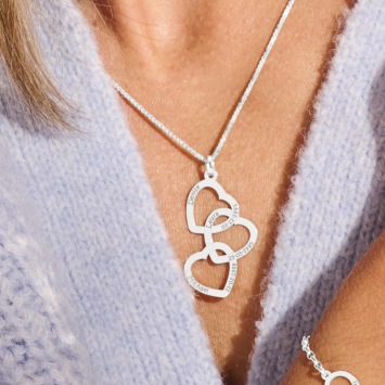 Ketting hanger drie harten