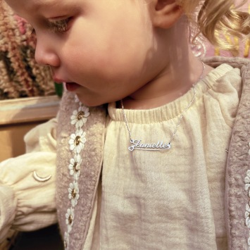 Zilveren naamketting Daniëlle Names4ever