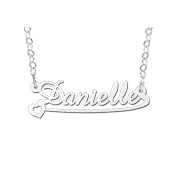 Zilveren naamketting Daniëlle Names4ever