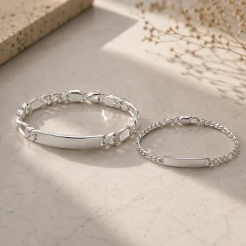 Zilveren koppel armbanden